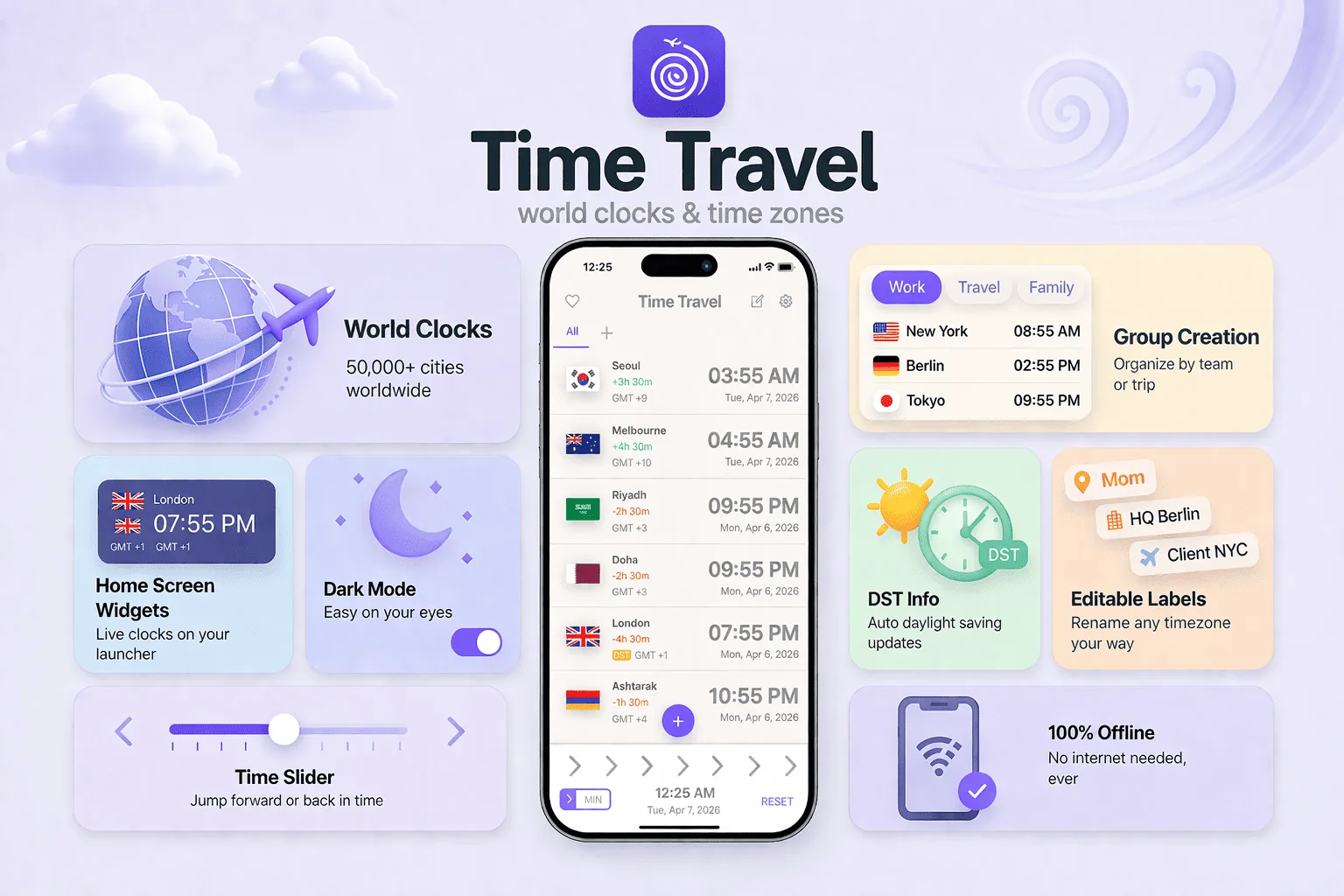 Time Travel App Showcase